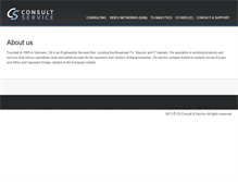Tablet Screenshot of consult-service.de